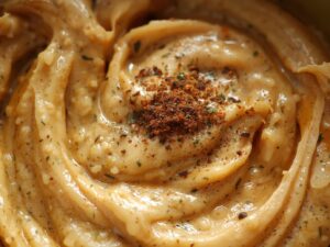 Evenly mixed and well-seasoned dish